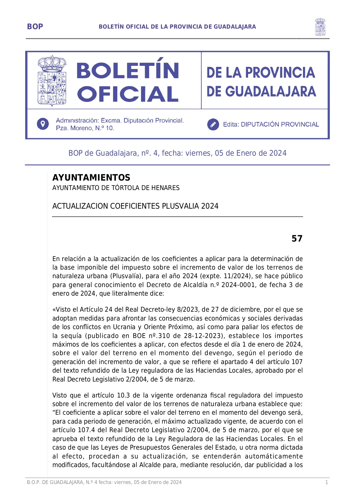 Actualizacin Coeficientes Plusvala 2024 Page01 Actualizacin Coeficientes Plusvala 2024 Page01