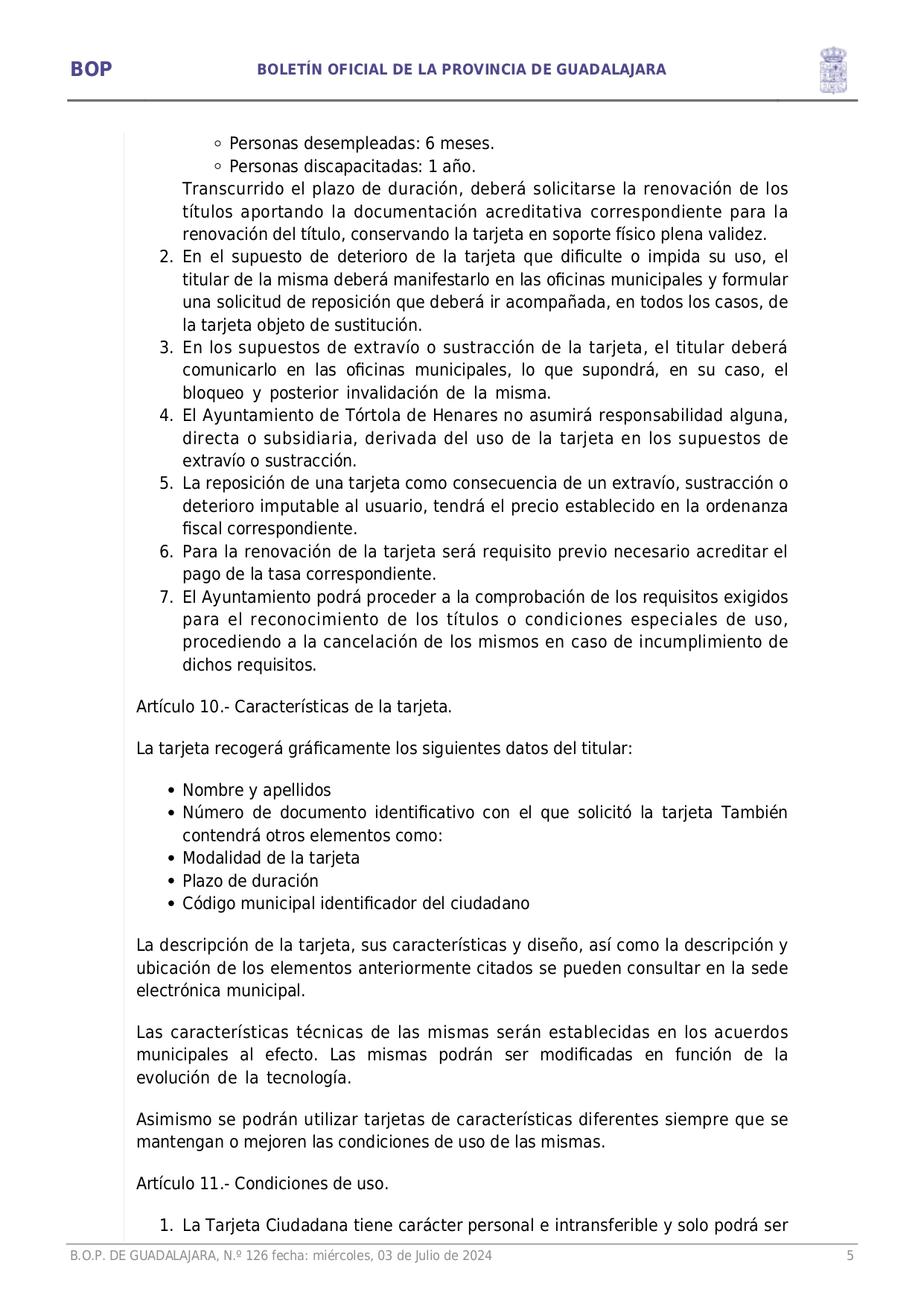 Aprobacin Definitiva Ordenanza Reguladora Condiciones Solicitud Expedicin Y Uso Tarjeta Ciudadana Page005