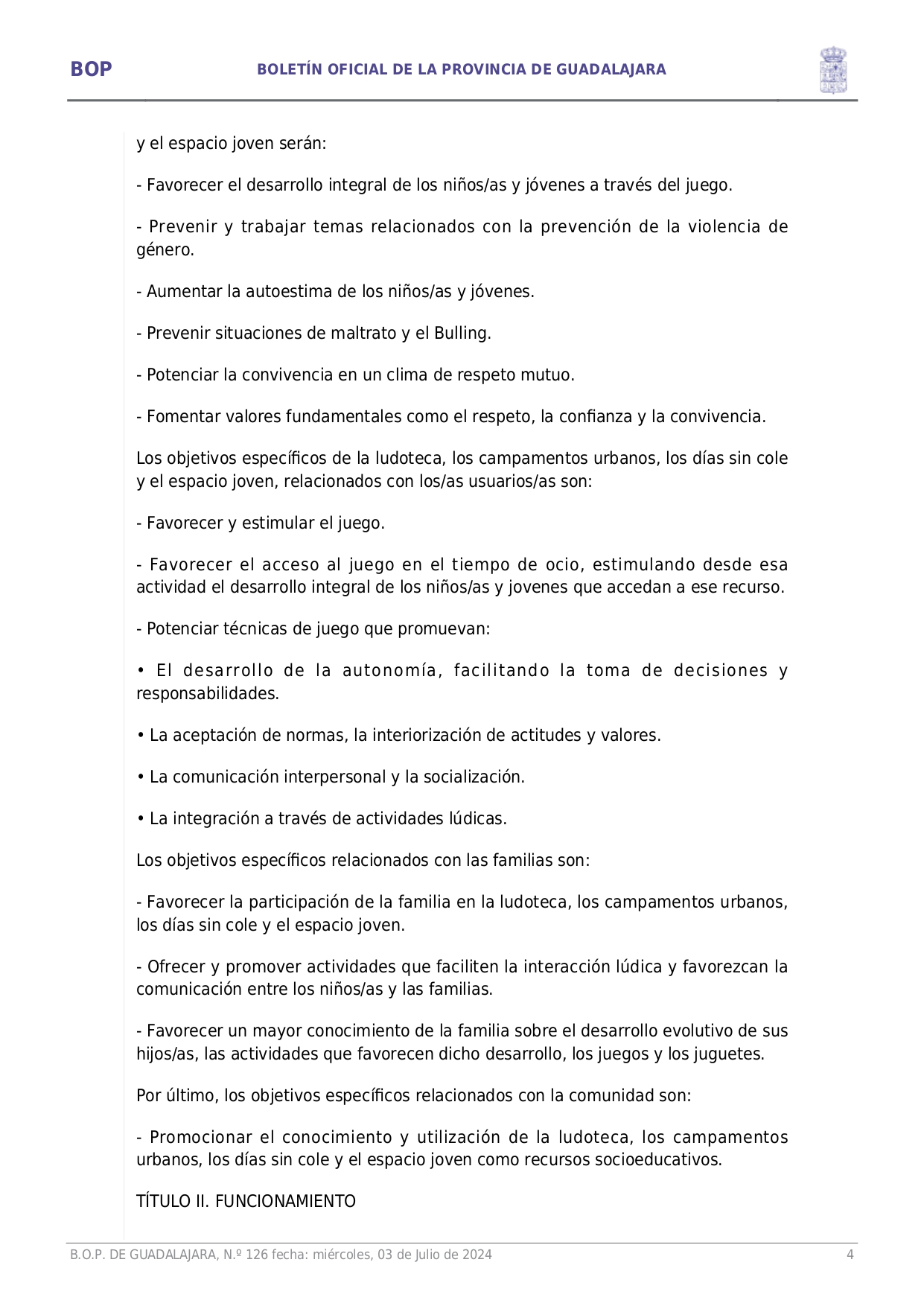 Aprobacin Definitiva Ordenanza Reguladora Uso Y Funcionamiento Ludoteca Campamentos Urbanos Das Sin Cole Y Espacio Joven Page0004