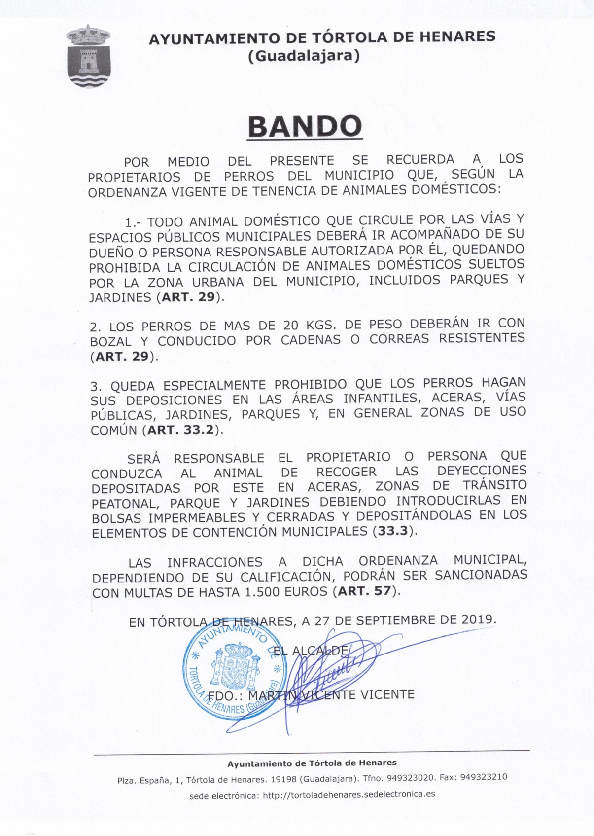 Bando Segn Ordenanza Vigente De Tenencia De Animales Domsticos Page0001 Bando Segn Ordenanza Vigente De Tenencia De Animales Domsticos Page0001