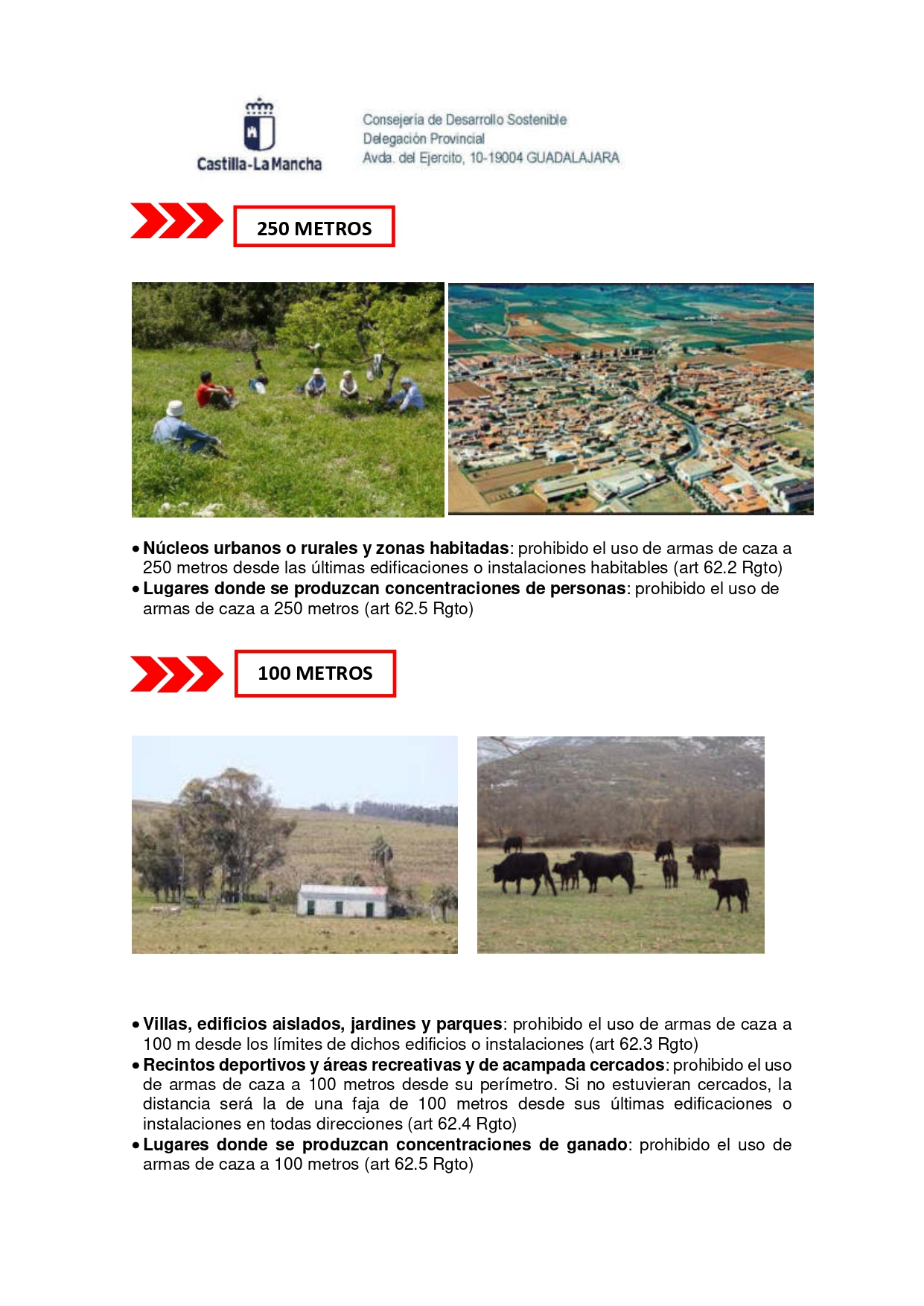 Distancias Mnimas En La Legislacin Cinegtica Para Una Caza Segura Y Compatible Con Otros Usos Del Territorio Page0004