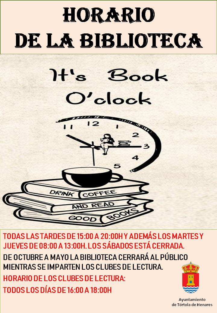 HORARIO BIBLLIOTECA INVIERNO 20232024 HORARIO BIBLLIOTECA INVIERNO 20232024