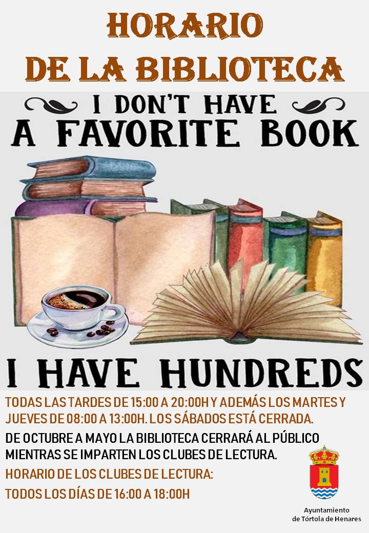 Horario Biblioteca Trtola 20242025 0001 Horario Biblioteca Trtola 20242025 0001