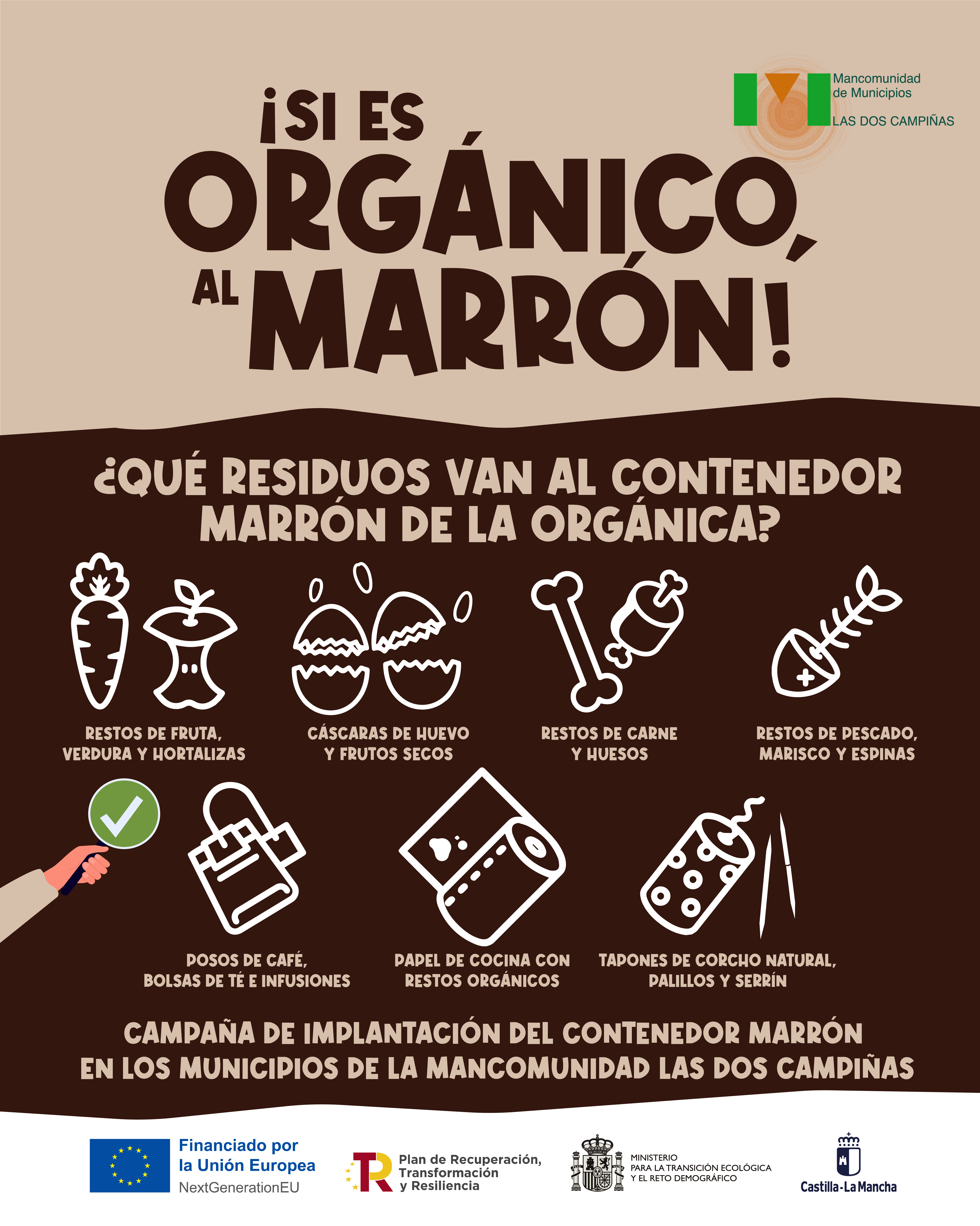 SI ES ORGANICO AL MARRON RRSS IG QUE VA AL CONTENEDOR SI ES ORGANICO AL MARRON RRSS IG QUE VA AL CONTENEDOR